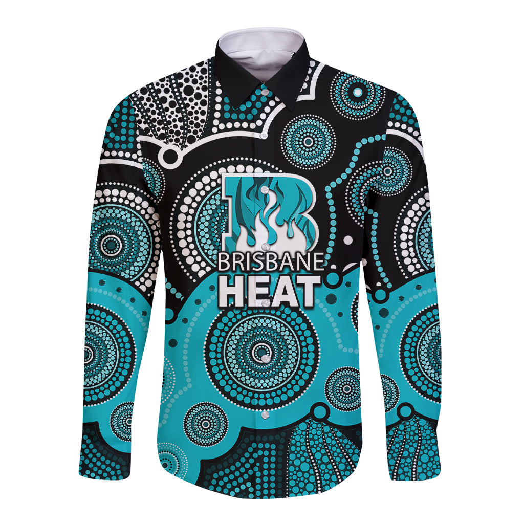 custom-text-and-number-brisbane-heat-bbl-long-sleeve-button-shirt-aboriginal-patterns