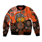 custom-text-and-number-perth-scorchers-bbl-sleeve-zip-bomber-jacket-aboriginal-patterns