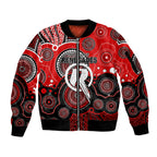 custom-text-and-number-renegades-bbl-sleeve-zip-bomber-jacket-aboriginal-patterns