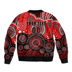custom-text-and-number-renegades-bbl-sleeve-zip-bomber-jacket-aboriginal-patterns