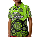 custom-text-and-number-thunders-bbl-kid-polo-shirt-aboriginal-patterns