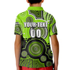 custom-text-and-number-thunders-bbl-kid-polo-shirt-aboriginal-patterns