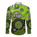 custom-text-and-number-thunders-bbl-long-sleeve-button-shirt-aboriginal-patterns