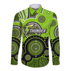 custom-text-and-number-thunders-bbl-long-sleeve-button-shirt-aboriginal-patterns