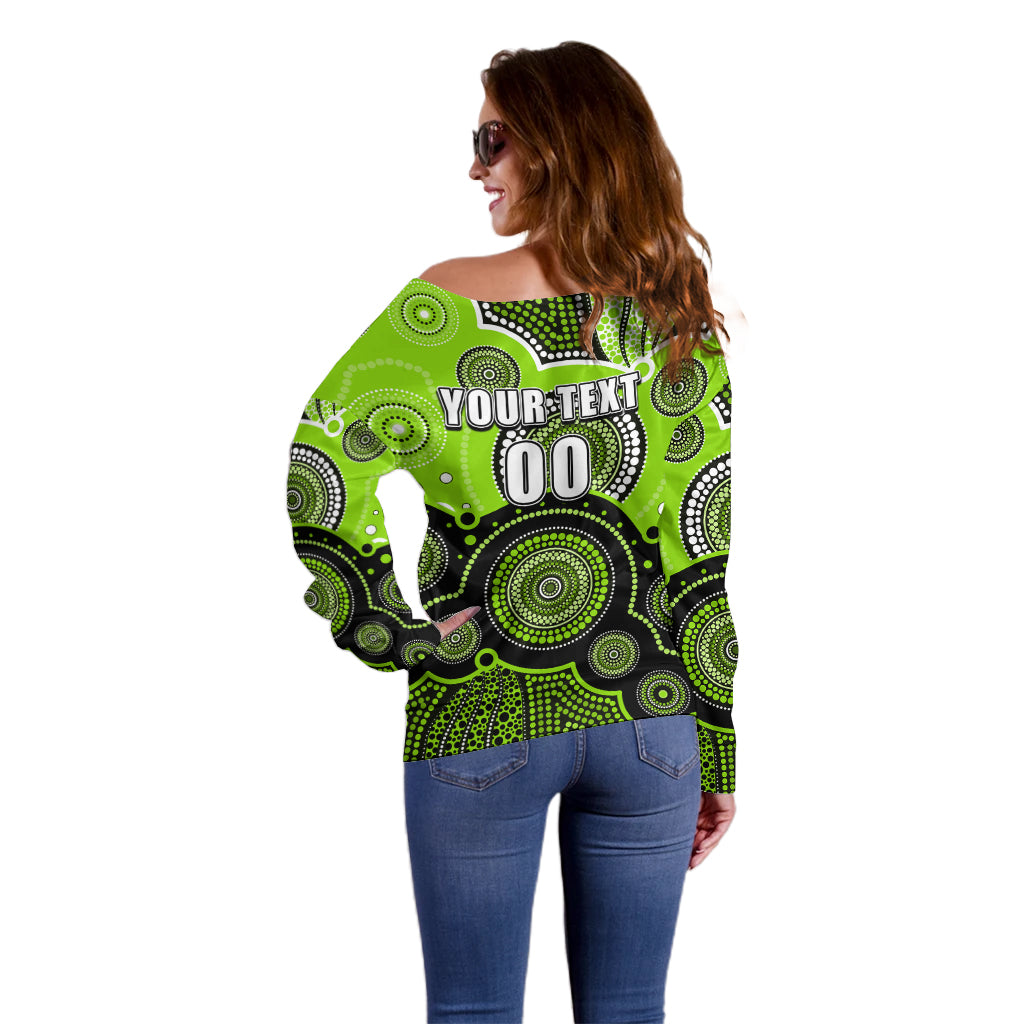 custom-text-and-number-thunders-bbl-off-shoulder-sweater-aboriginal-patterns