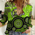 custom-text-and-number-thunders-bbl-women-casual-shirt-aboriginal-patterns