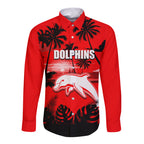 nrl-dolphins-long-sleeve-button-shirt-summer-vibe-style