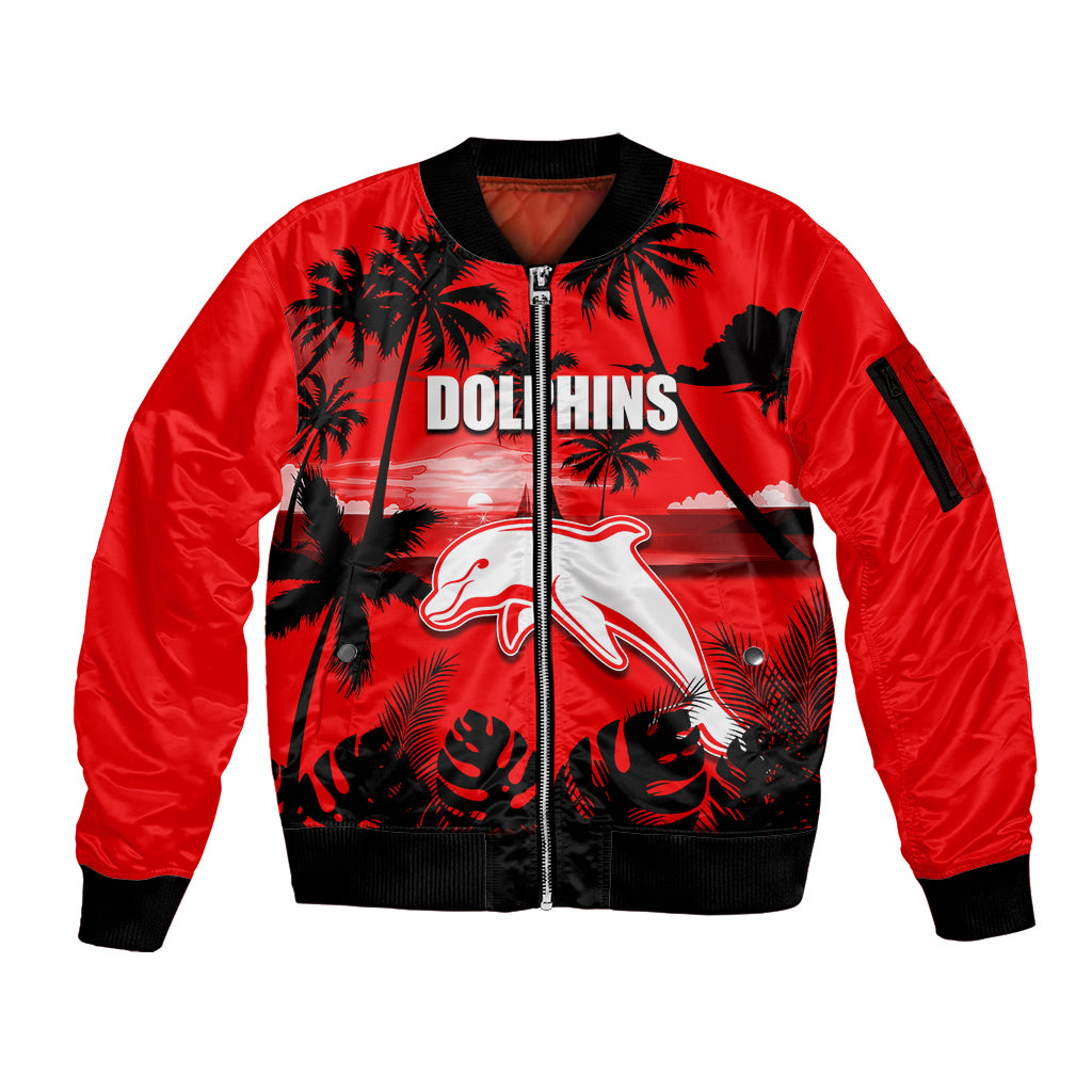 nrl-dolphins-sleeve-zip-bomber-jacket-summer-vibe-style