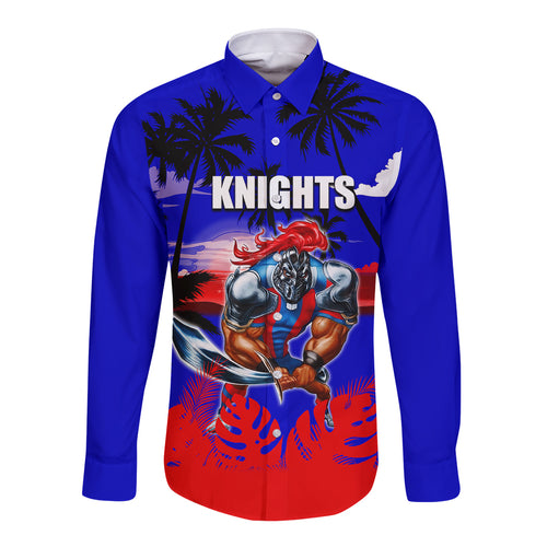 nrl-knights-long-sleeve-button-shirt-summer-vibe-style
