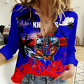 nrl-knights-women-casual-shirt-summer-vibe-style