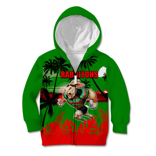 nrl-rabbitohs-kid-hoodie-summer-vibe-style