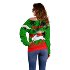 nrl-rabbitohs-off-shoulder-sweater-summer-vibe-style