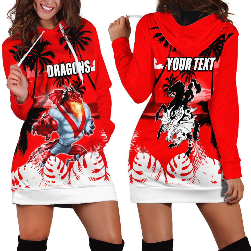 nrl-dragons-hoodie-dress-summer-vibe-style