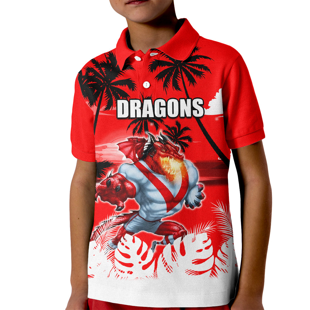 nrl-dragons-kid-polo-shirt-summer-vibe-style