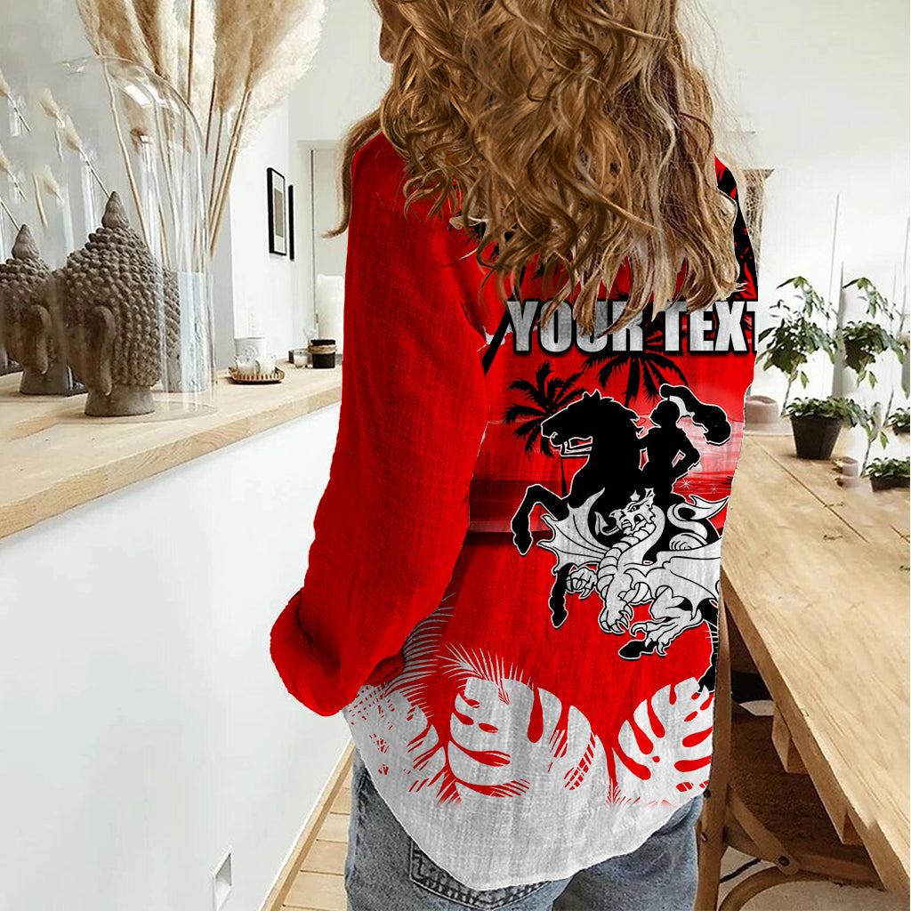 nrl-dragons-women-casual-shirt-summer-vibe-style