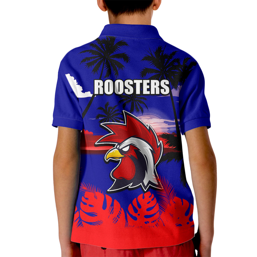 nrl-roosters-kid-polo-shirt-summer-vibe-style