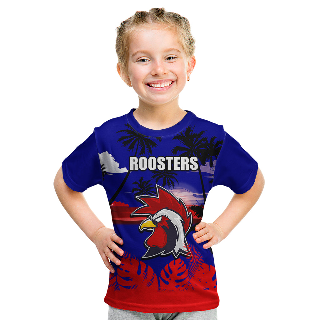 nrl-roosters-kid-t-shirt-summer-vibe-style