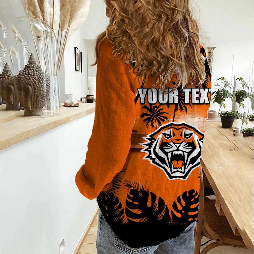 nrl-tigers-women-casual-shirt-summer-vibe-style