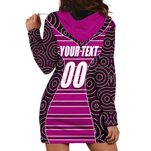 nrl-boncos-hoodie-dress-mix-dot-aboriginal-pink-version