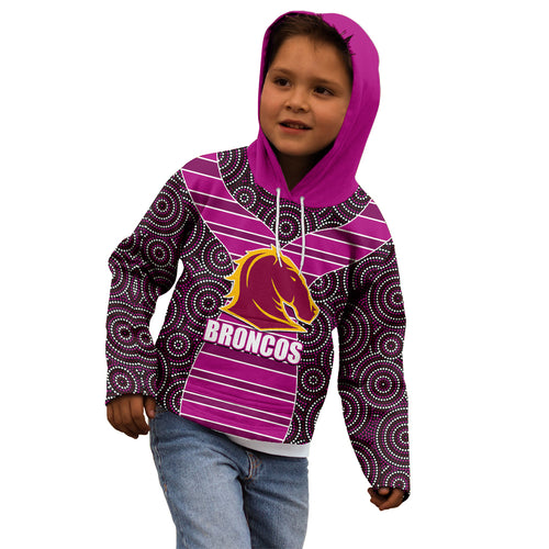 nrl-boncos-kid-hoodie-mix-dot-aboriginal-pink-version