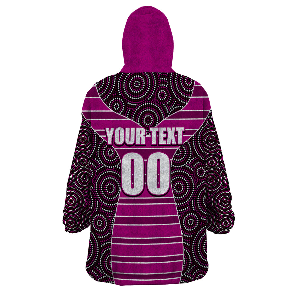 nrl-boncos-wearable-blanket-hoodie-mix-dot-aboriginal-pink-version