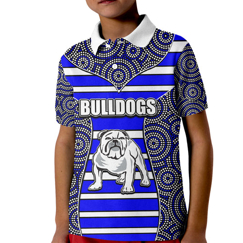 nrl-bulldogs-kid-polo-shirt-mix-dot-aboriginal