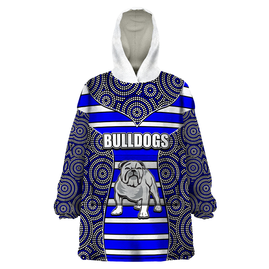 nrl-bulldogs-wearable-blanket-hoodie-mix-dot-aboriginal