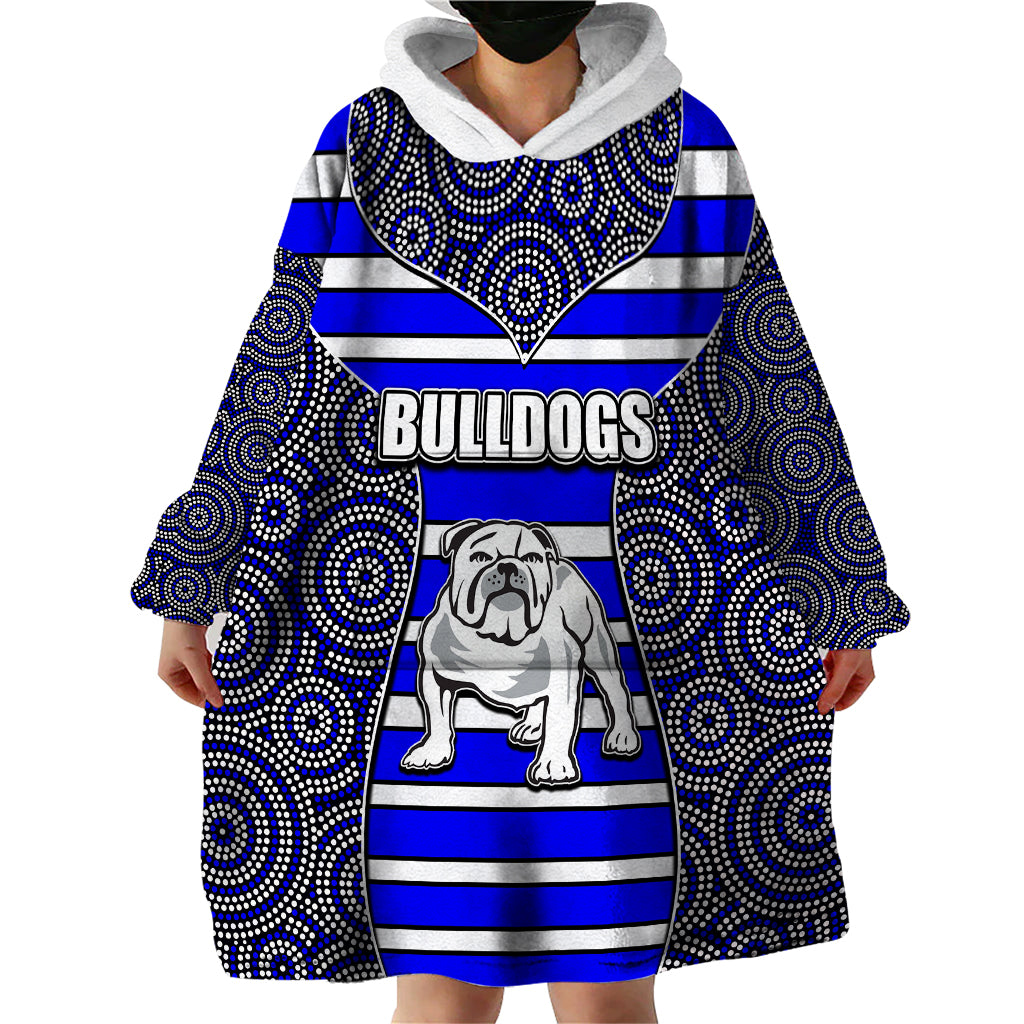 nrl-bulldogs-wearable-blanket-hoodie-mix-dot-aboriginal