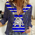 nrl-bulldogs-women-casual-shirt-mix-dot-aboriginal