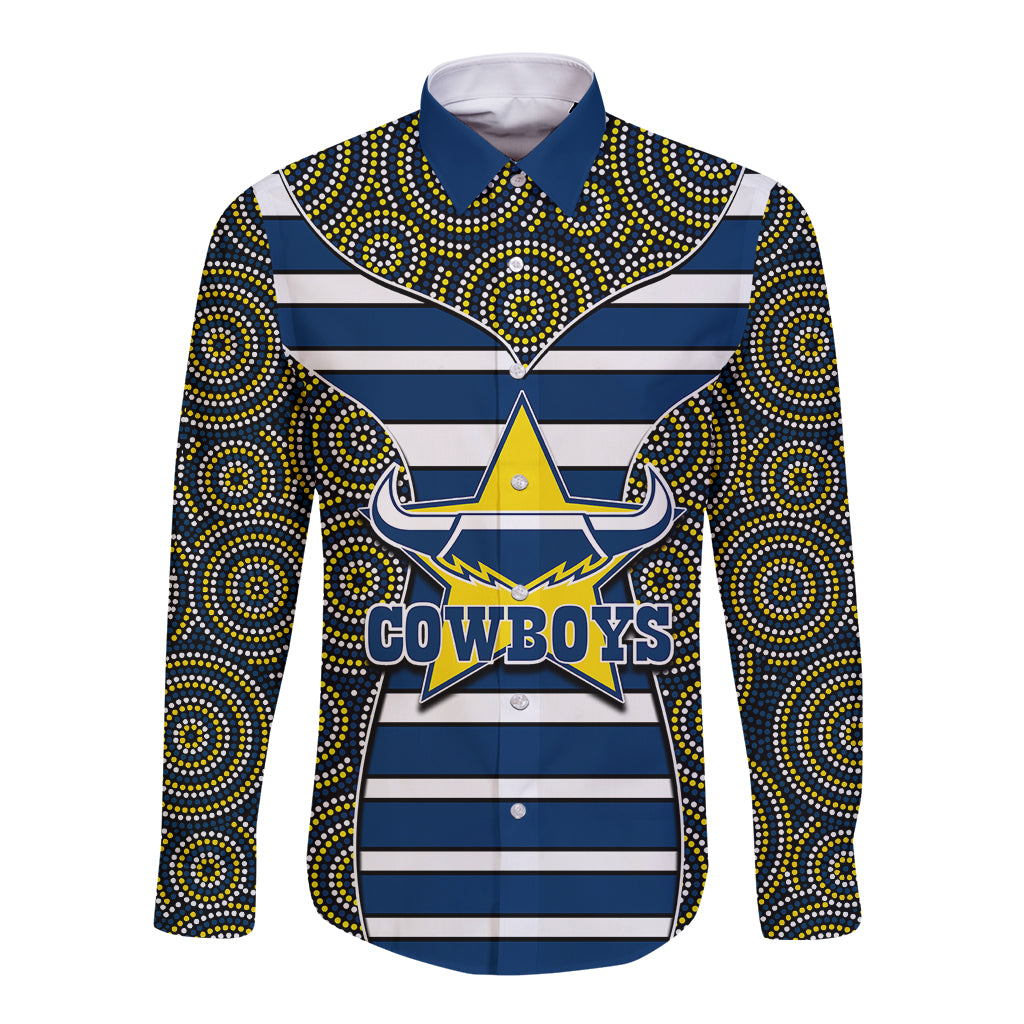 nrl-cowboys-long-sleeve-button-shirt-mix-dot-aboriginal