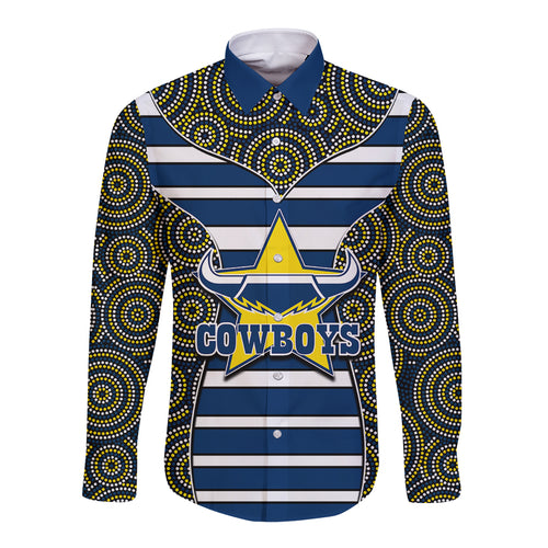 nrl-cowboys-long-sleeve-button-shirt-mix-dot-aboriginal