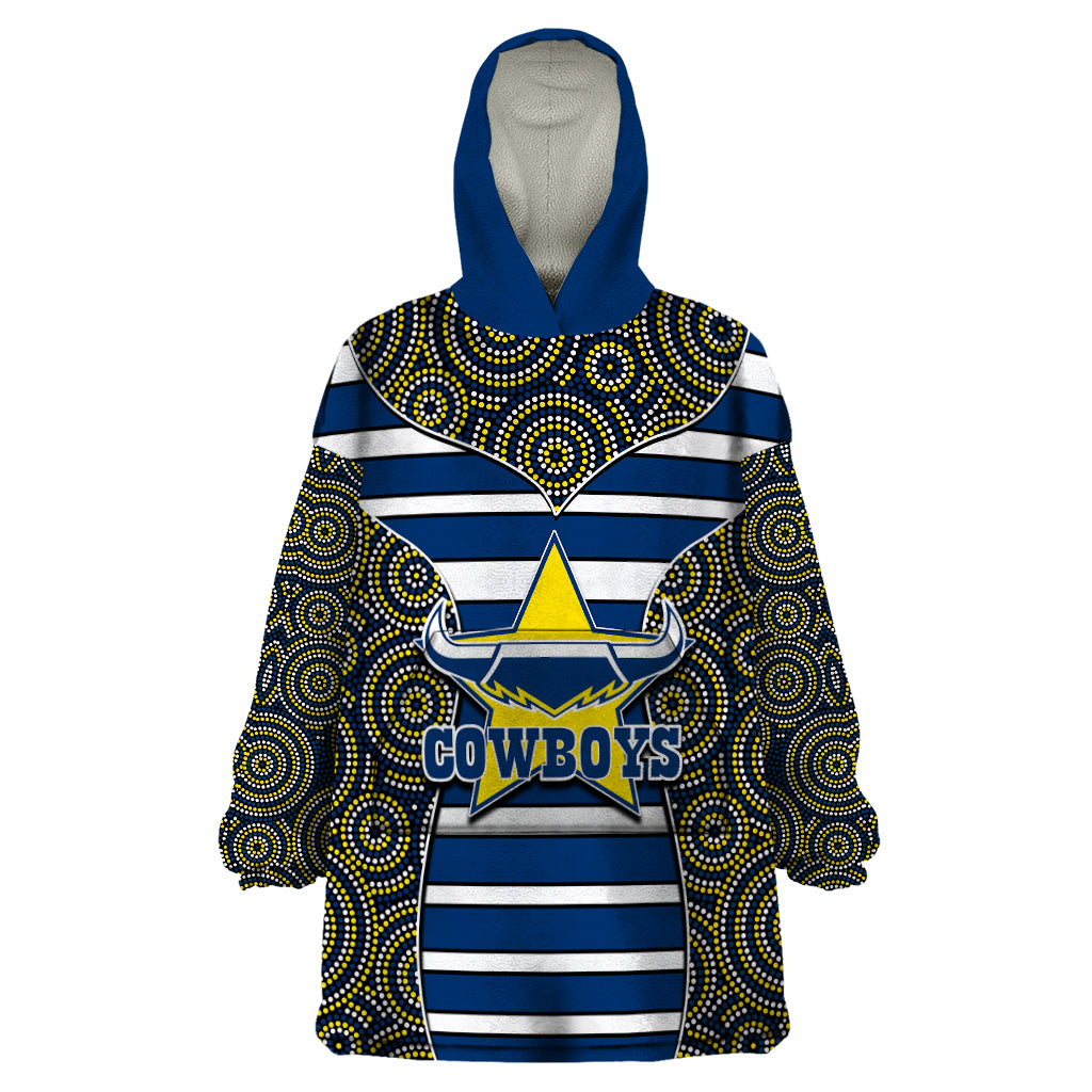 nrl-cowboys-wearable-blanket-hoodie-mix-dot-aboriginal