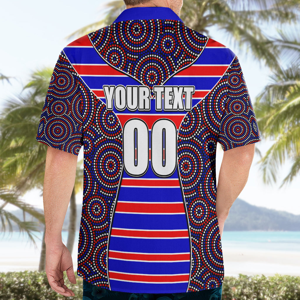 nrl-knights-hawaiian-shirt-mix-dot-aboriginal