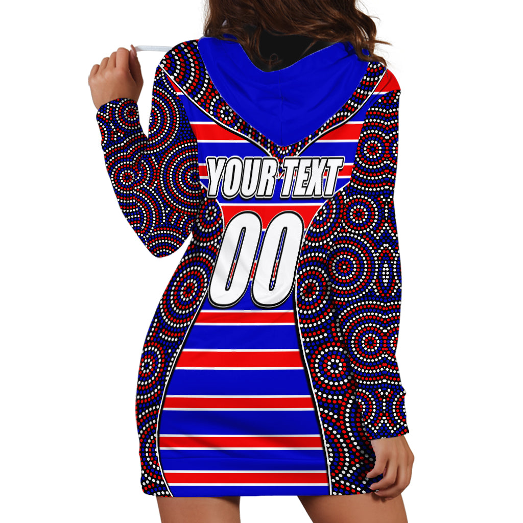 nrl-knights-hoodie-dress-mix-dot-aboriginal