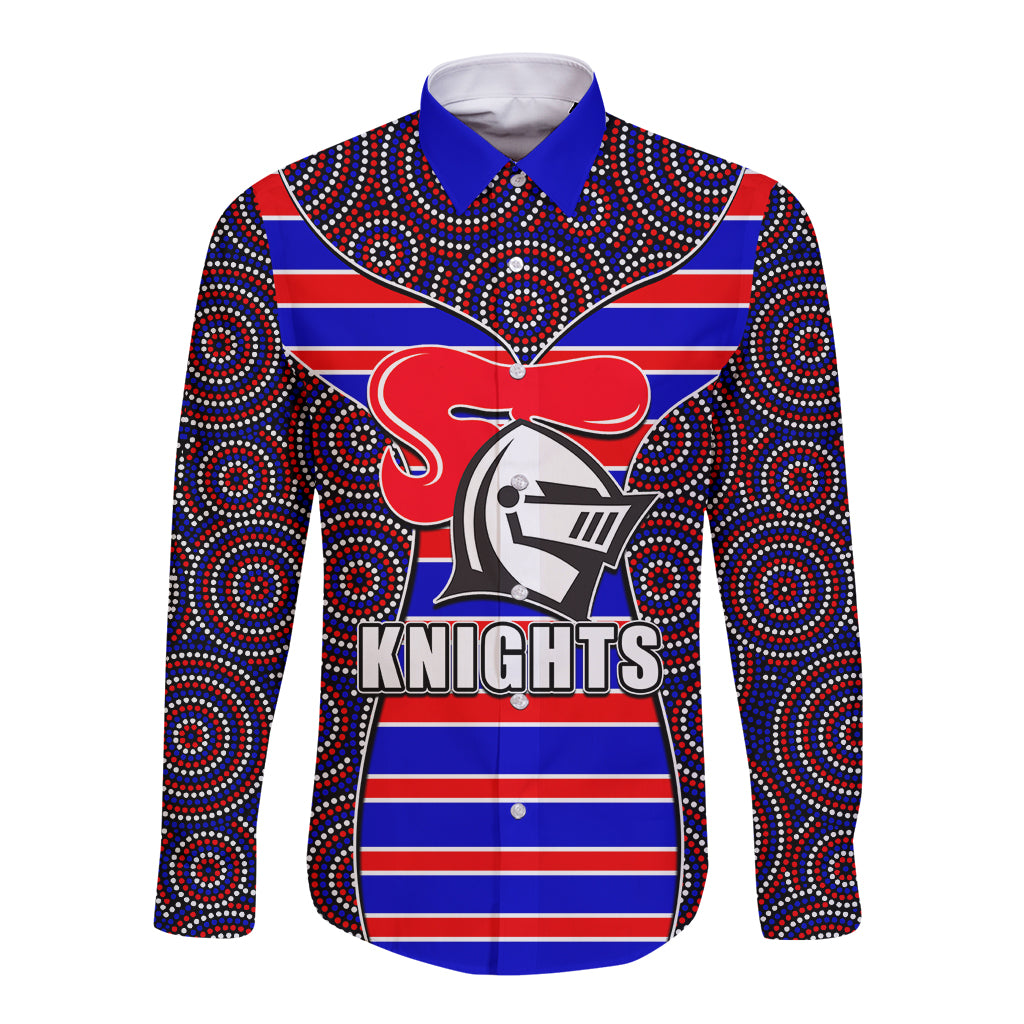 nrl-knights-long-sleeve-button-shirt-mix-dot-aboriginal