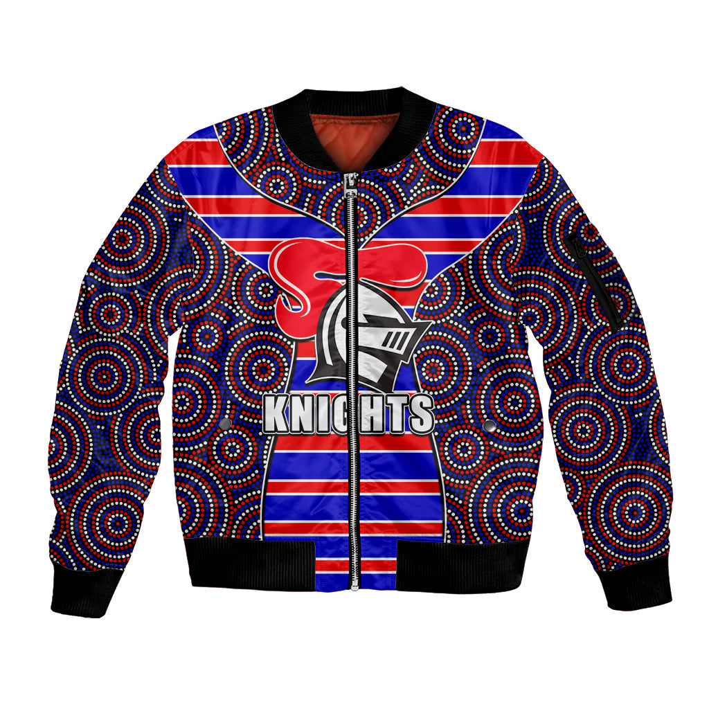 nrl-knights-sleeve-zip-bomber-jacket-mix-dot-aboriginal