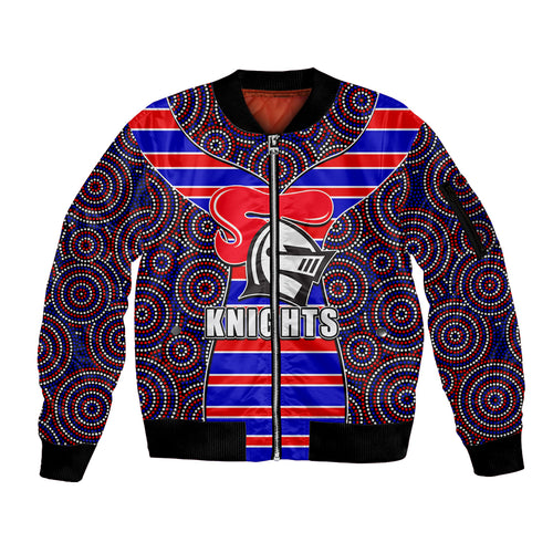 nrl-knights-sleeve-zip-bomber-jacket-mix-dot-aboriginal