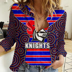 nrl-knights-women-casual-shirt-mix-dot-aboriginal
