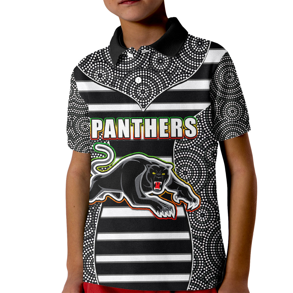 nrl-panthers-kid-polo-shirt-mix-dot-aboriginal-black-version