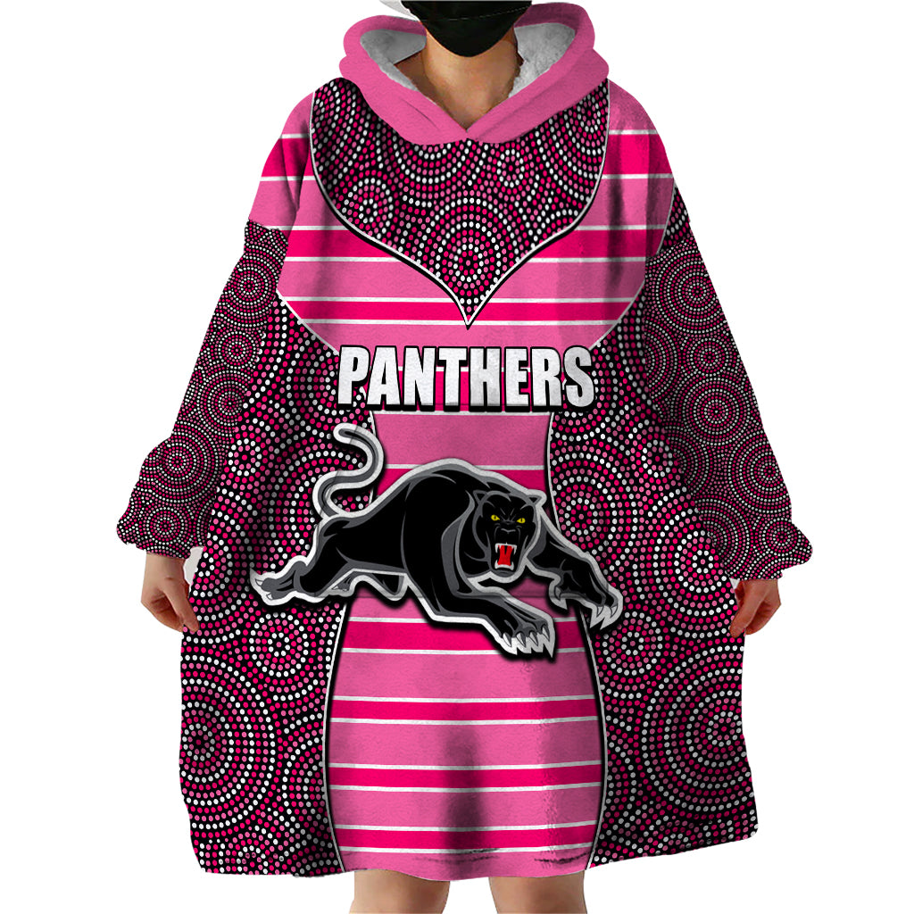 nrl-panthers-wearable-blanket-hoodie-mix-dot-aboriginal-pink-version