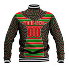nrl-rabbitohs-baseball-jacket-mix-dot-aboriginal