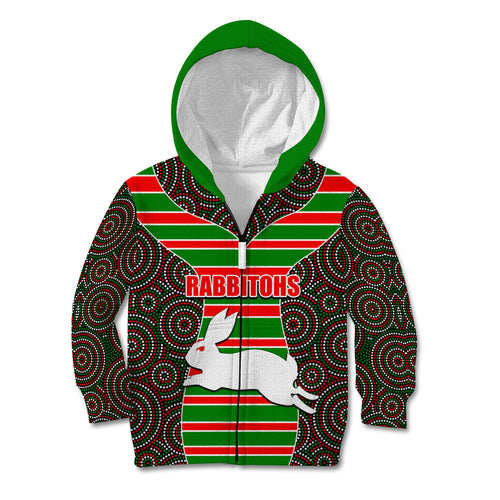 nrl-rabbitohs-kid-hoodie-mix-dot-aboriginal