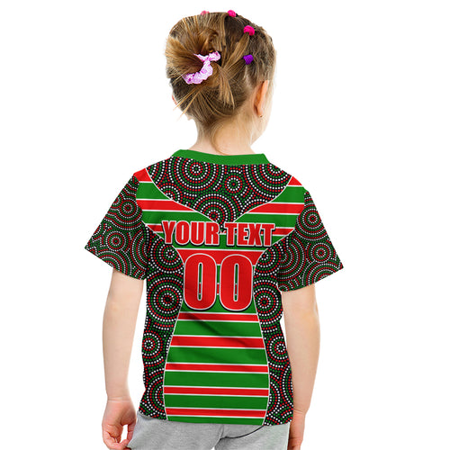 nrl-rabbitohs-kid-t-shirt-mix-dot-aboriginal