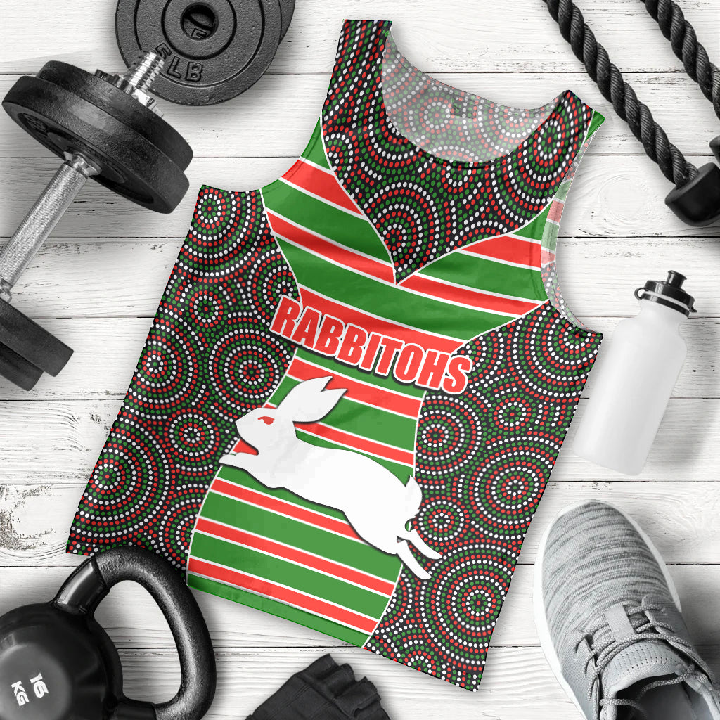 nrl-rabbitohs-men-tank-top-mix-dot-aboriginal