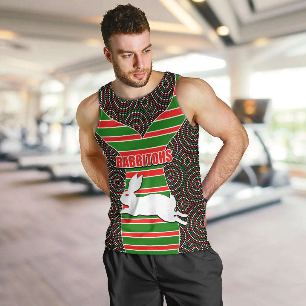 nrl-rabbitohs-men-tank-top-mix-dot-aboriginal