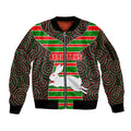 nrl-rabbitohs-sleeve-zip-bomber-jacket-mix-dot-aboriginal