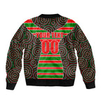 nrl-rabbitohs-sleeve-zip-bomber-jacket-mix-dot-aboriginal