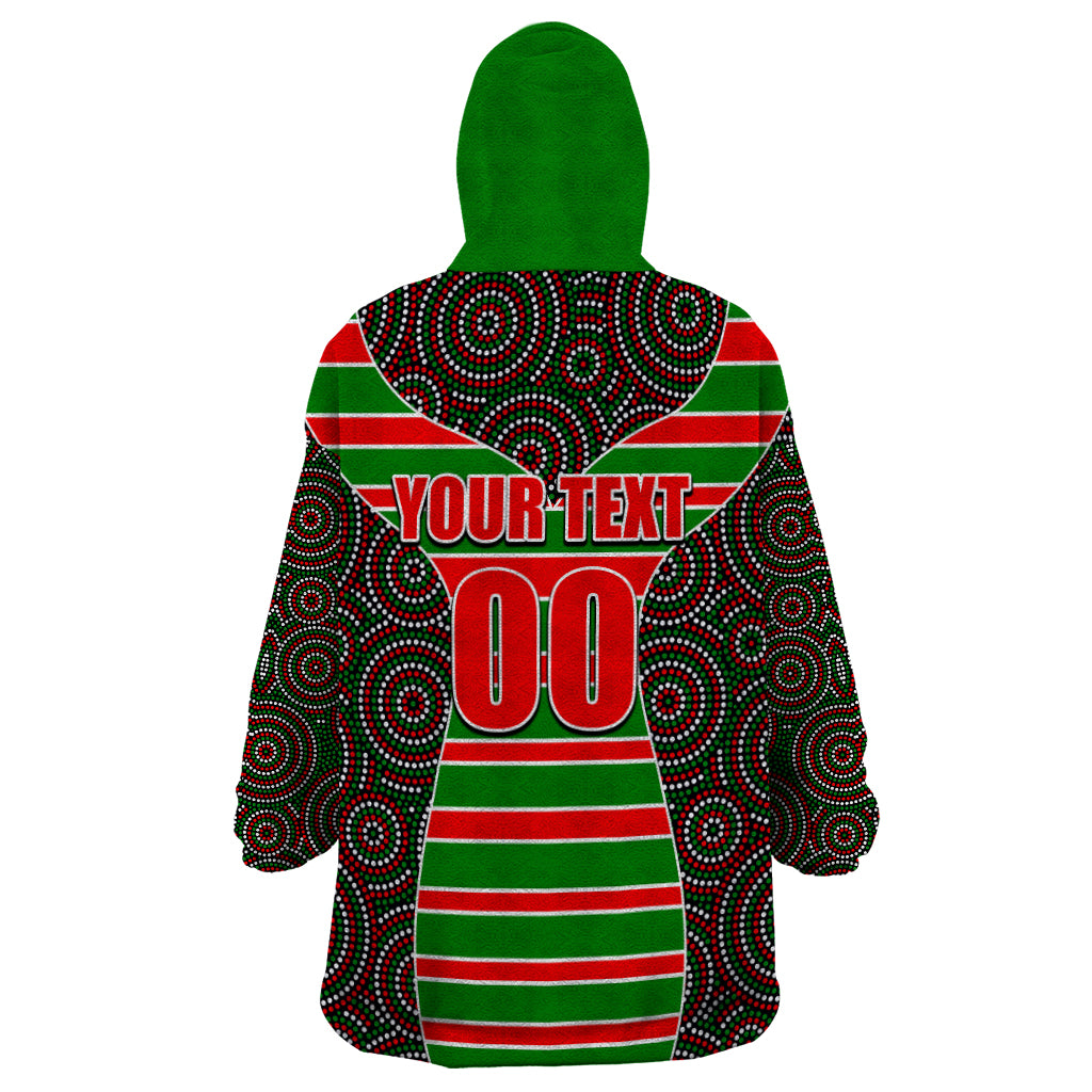 nrl-rabbitohs-wearable-blanket-hoodie-mix-dot-aboriginal