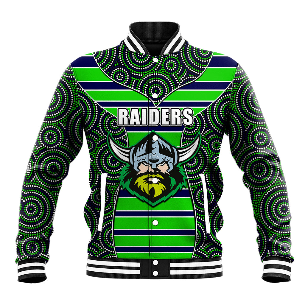 nrl-raiders-baseball-jacket-mix-dot-aboriginal