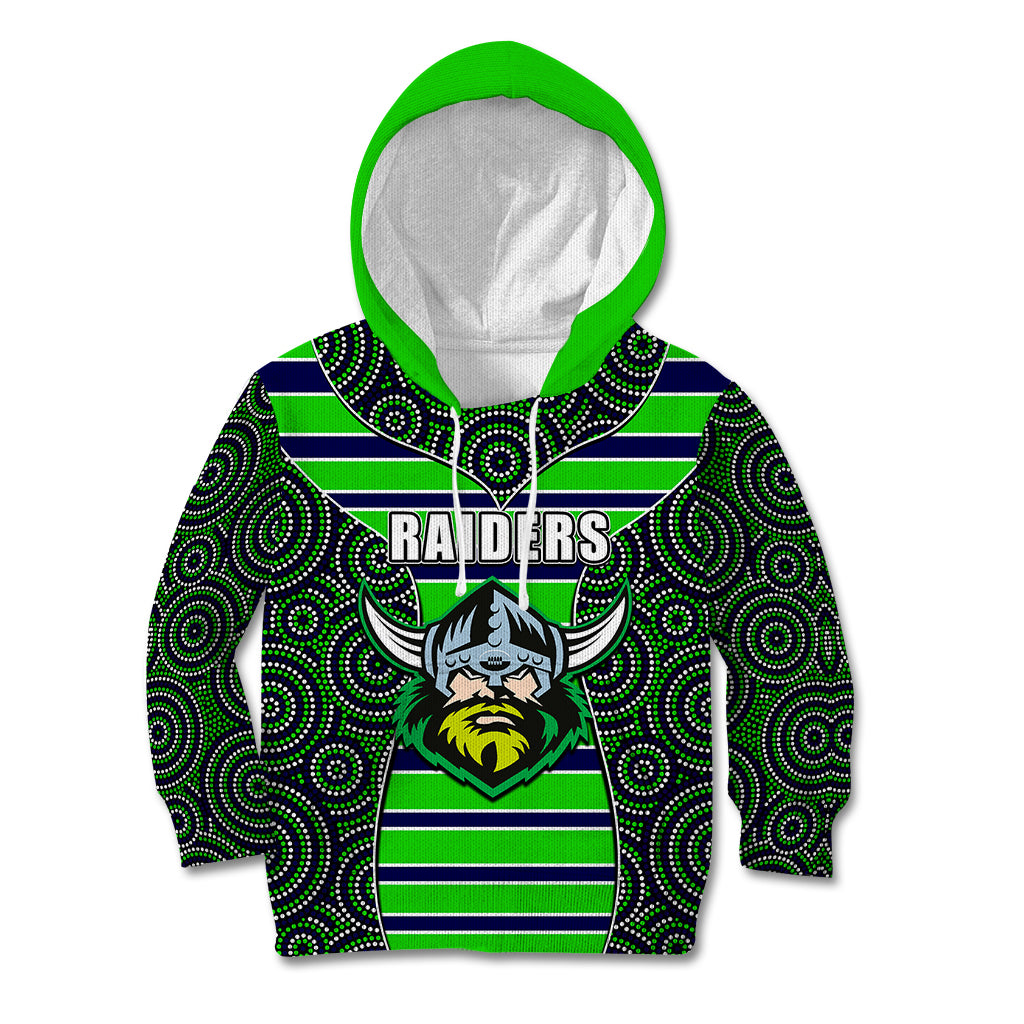 nrl-raiders-kid-hoodie-mix-dot-aboriginal